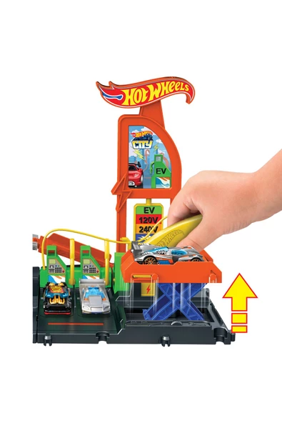 HOT WHEELS ELEKTRİKLİ ARAÇ ŞARJ İSTASYONU 2 HTN79