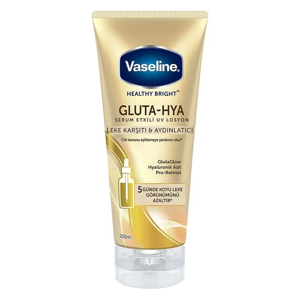 Vaseline Gluta-Hya Serum Etkili UV Vücut Losyonu 200 ml