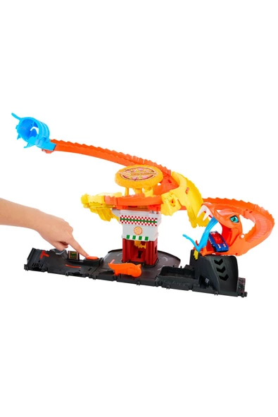 HOT WHEELS PİZZA DÜKKANINDA KOBRA MACERASI 2 HTN81 - 5