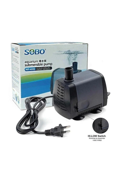 Sobo WP-4000 Akvaryum Kafa Motoru 2000 L/H 40W - 1
