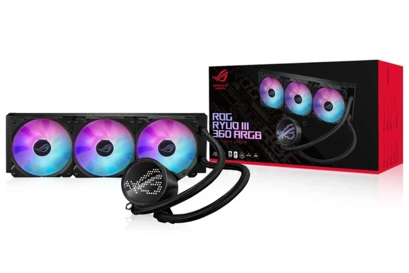 Asus ROG Ryuo III 360 Argb Aura Sync Rgb 3x120mm Radyatör AIO Sıvı Soğutucu 90RC00I1-M0UAY0