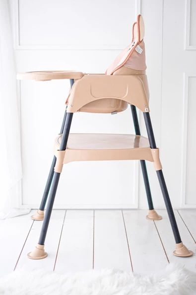 VaVbaby Bear 3 in 1 Portatif Mama Sandalyesi Bej - 3