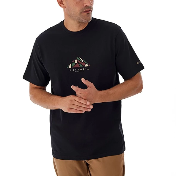 Columbia Csc M Rockey Range Ss Tee Erkek Kısa Kollu Tişört CS0396 - 5