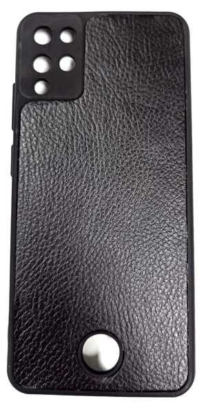 Reeder S19 Max Uyumlu Deri Görünümlü Yumuşak Mat Kılıf Siyah ürün görseli 1