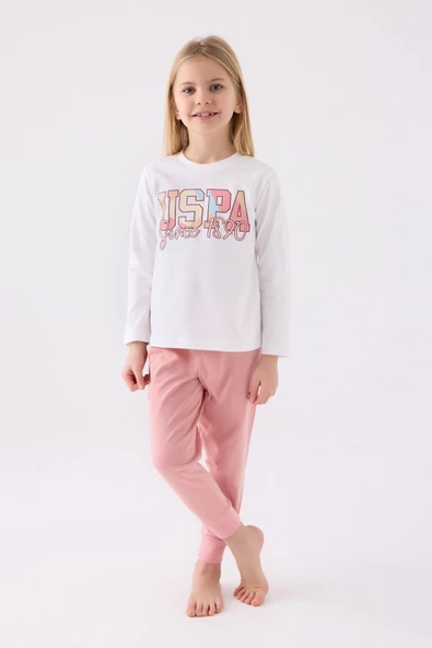 U.S. Polo Assn. 1984 Kız Çocuk Pijama Takım