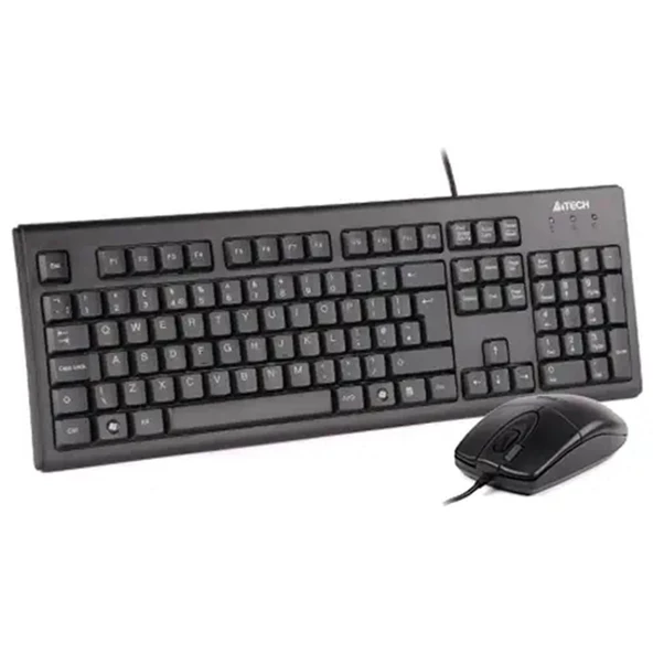 A4 Tech KM-72620D Siyah Kablolu Klavye Mouse Set - 2