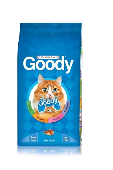 Goody Balıklı 15 kg Yetişkin Kuru Kedi Maması