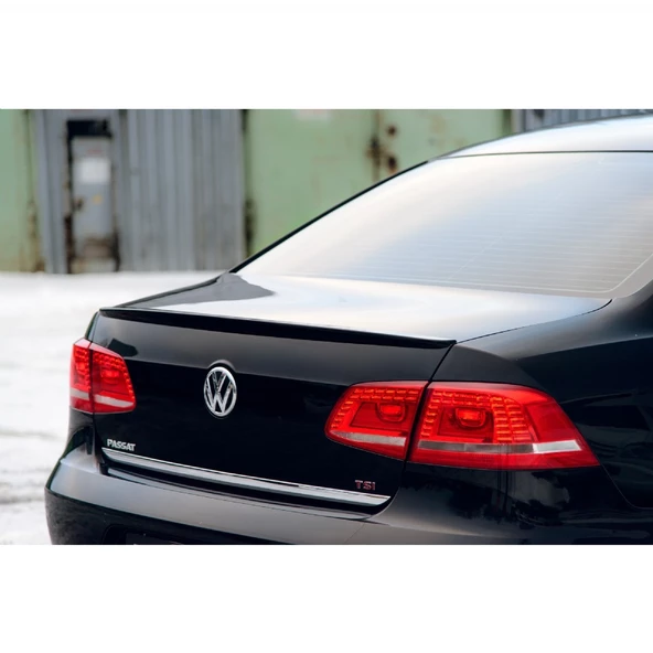 VOLKSWAGEN PASSAT B7 PARLAK SİYAH SPOYLER (SRY)