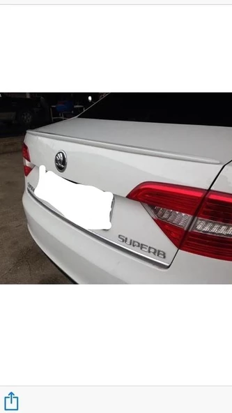 SKODA SUPER B 2012- BEYAZ SPOYLER (SRY)