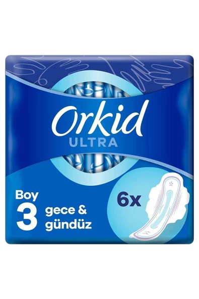 ORKİD Ultra Extra Hijyenik Ped Gece Tekli Paket 6 Ped