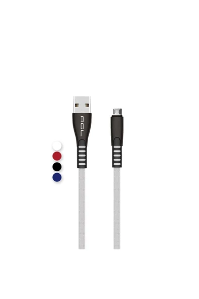 ACL Micro Usb Şarj Ve Veri Kablosu Beyaz Ack-42