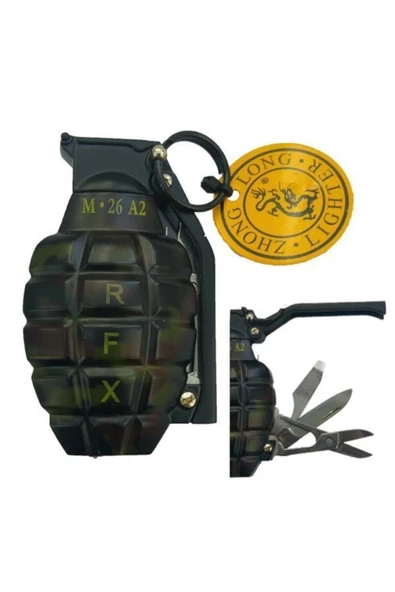 SAV UP Slh-924 Kamuflaj El Bomba Şekilli Çakmak