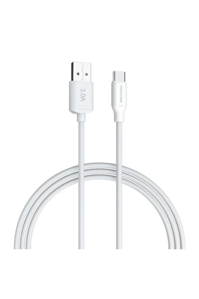 DRAMEX D30T 3.0A Telefon Şarj Aleti Ve 1M Type-C Kablolu Set - Resim 2