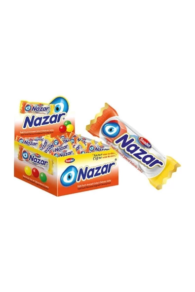 NAZAR 100'Lü Tuttifrutti Aromalı Sakız