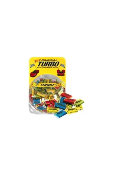 PACK Turbo Tutti Frutti Aromalı Şekerli Sakız Küre X300