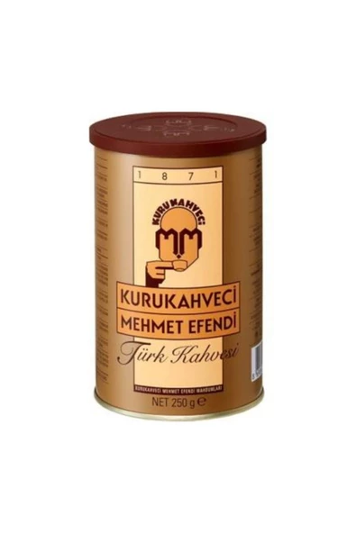 MEHMET EFENDİ Kurukahveci Mehmet Efendi 250 Gr Teneke