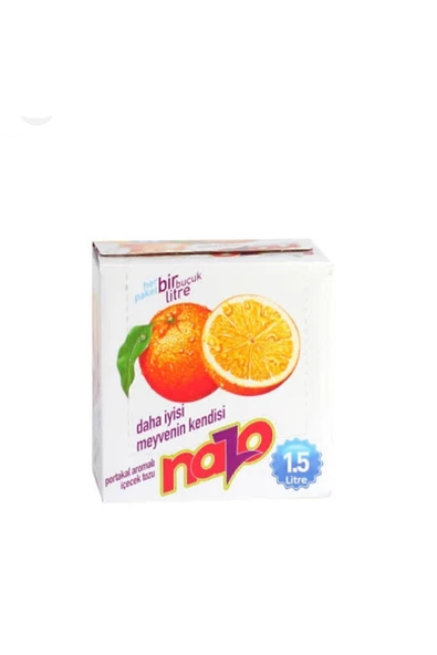 NAZO 9Gr. Portakal Aromalı Toz Içecek 24 Lü - 6