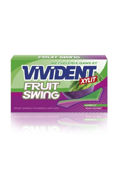 VİVİDENT Fruit Swing Karpuz Üzüm Sakız 26 Gr