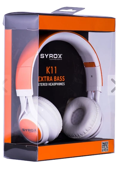 SYROX K11 Kulaklık Turuncu