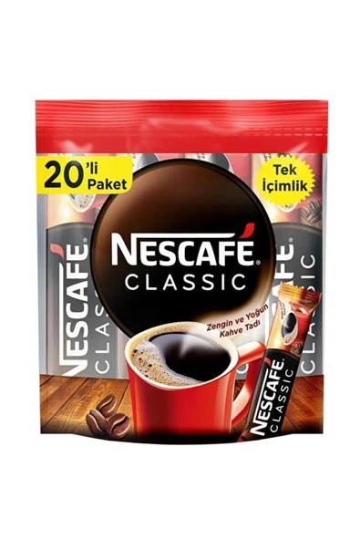 NESCAFE 20*2 Gr Classıc Ekonomik Poşet