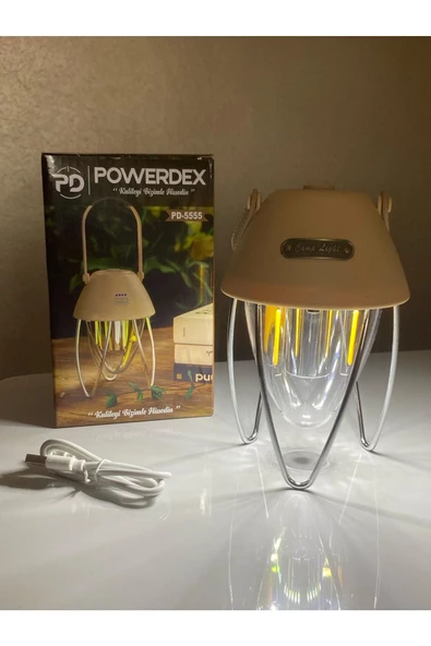 POWERDEX Profesyonel Kamp Feneri Şık Tasarım 3 Modlu Işık - 4