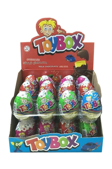 TOYBOX Sütlü Çikolatalı Sürpriz Yumurta 24 Adet - 3