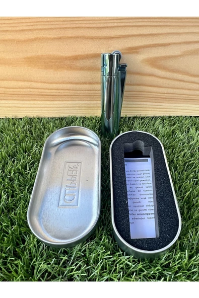 CLİPPER Parlak Deep Blue Taşlı Çakmak - 3