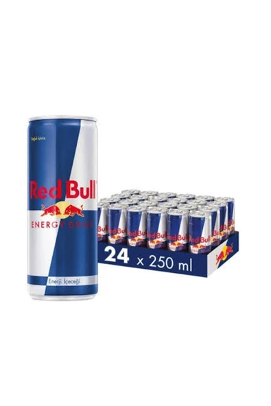 REDBLUE Redbull 250Ml Enerji Içeceğioriginal 24Ad