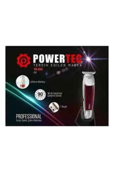 Powertec TR-658 Sakal Ense Tıraş Makinesi