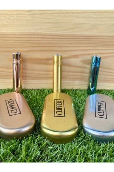 CLİPPER Parlak Deep Blue Taşlı Çakmak - 7