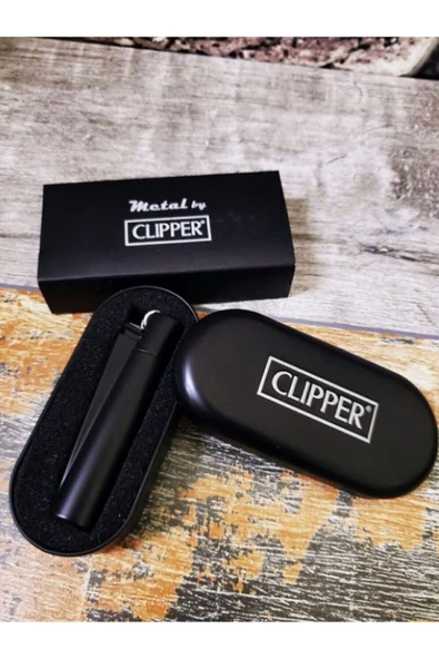 CLİPPER Kişiye Özel Kutulu Clipper Metal Çakmak