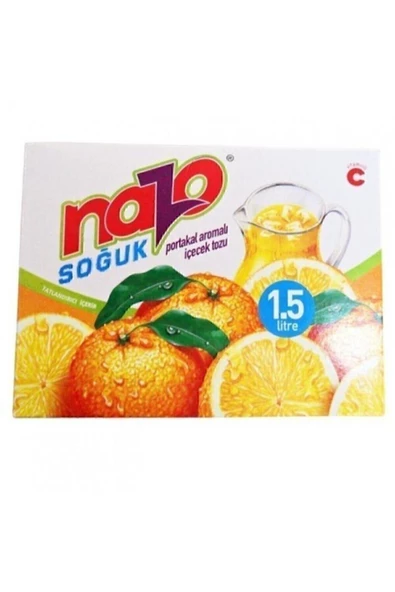 NAZO 9Gr. Portakal Aromalı Toz Içecek 24 Lü - 5