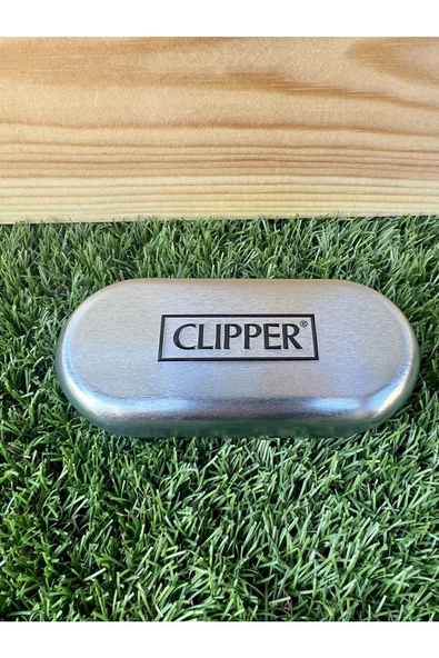 CLİPPER Parlak Deep Blue Taşlı Çakmak - 2