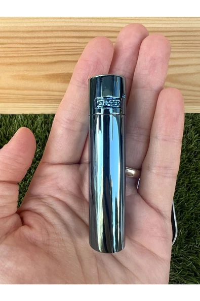 CLİPPER Parlak Deep Blue Taşlı Çakmak - 5