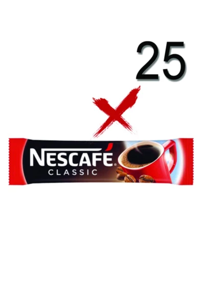 NESTLE Nescafe Classic Kahve 2 Gr X 25 Adet