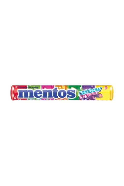 MENTOS Şeker Karışık Rainbow - 20'Li Paket