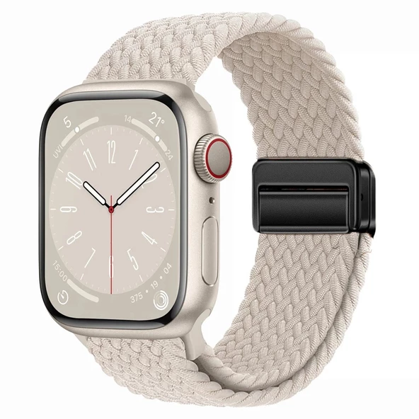 Apple Watch 44/45/46/49mm Kordon Magnet Örgü Strap 2/3/4/5/6/se/7/8/9/10/11/ultra - 9