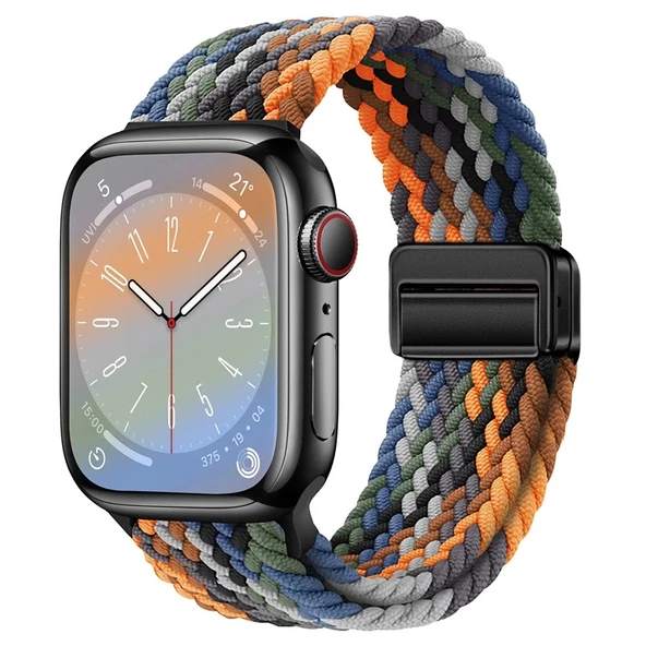 Apple Watch 44/45/46/49mm Kordon Magnet Örgü Strap 2/3/4/5/6/se/7/8/9/10/11/ultra - 5
