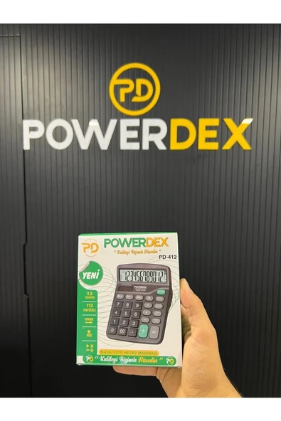 Powerdex PD-412 Masaüstü Hesap Makinası