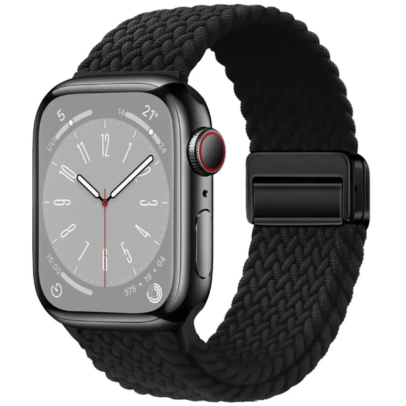 Apple Watch 44/45/46/49mm Kordon Magnet Örgü Strap 2/3/4/5/6/se/7/8/9/10/11/ultra - 2