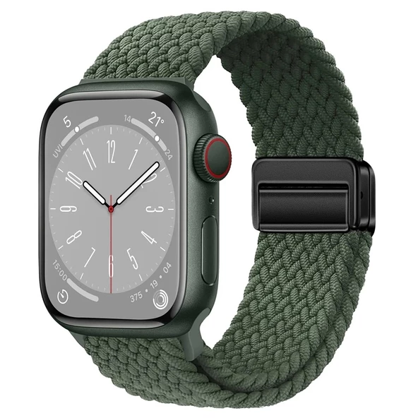 Apple Watch 44/45/46/49mm Kordon Magnet Örgü Strap 2/3/4/5/6/se/7/8/9/10/11/ultra - 6