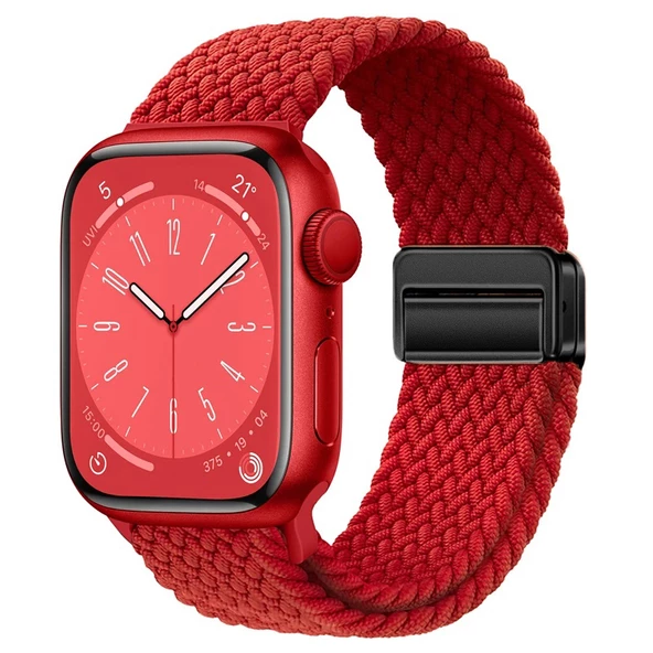 Apple Watch 44/45/46/49mm Kordon Magnet Örgü Strap 2/3/4/5/6/se/7/8/9/10/11/ultra - 3
