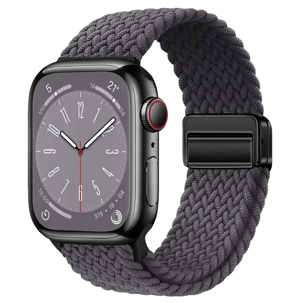 Apple Watch 44/45/46/49mm Kordon Magnet Örgü Strap 2/3/4/5/6/se/7/8/9/10/11/ultra - 7