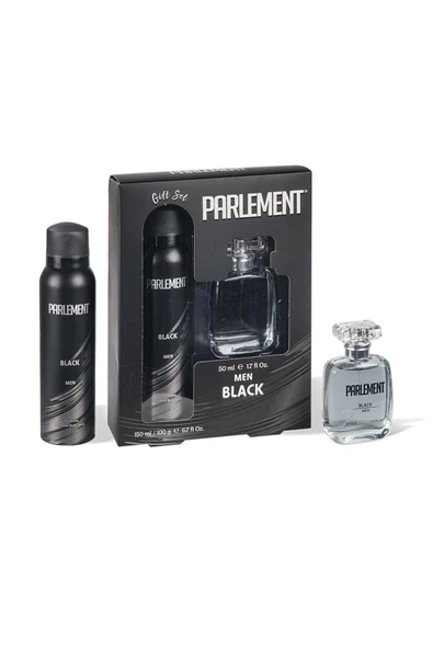 PARLEMENT Black Erkek 50 Ml Parfüm 150 Ml Deodorant Gif Set