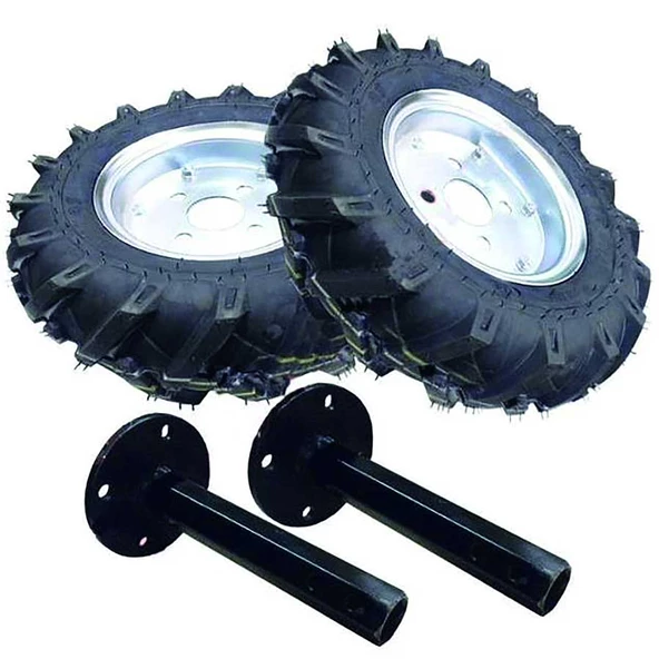 bluebee 5.00x12 Lastik + 27x250mm Mil + 4inç Jant dahil Çapa Makinesi Teker Takımı