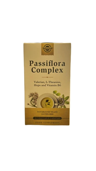Solgar Passiflora Complex 30 Kapsül 033984009820