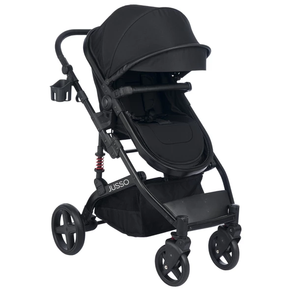 VaVbaby EliteCruise Travel Sistem Lüks Bebek Arabası Konforlu Seyahat Sistem Puset Katlanabilir Siyah - 2