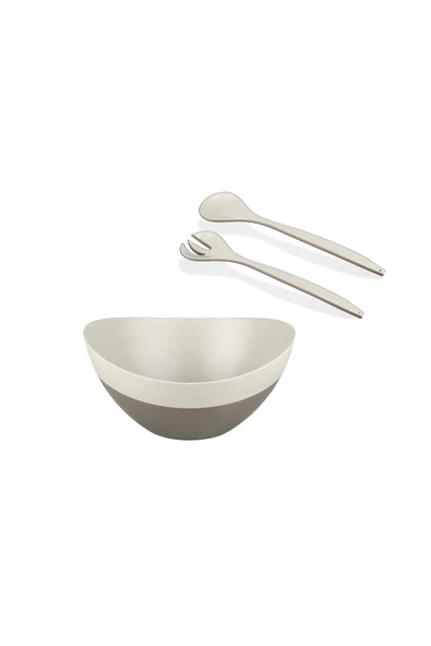 Selka Home Çift Renkli Kase ve Salata Kaşığı - 4