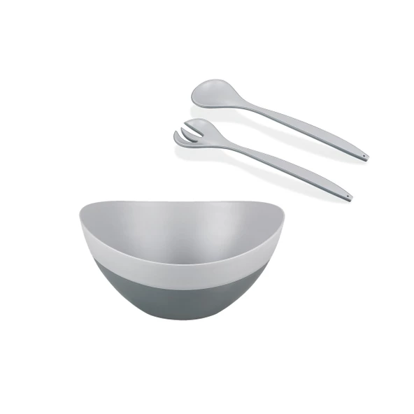 Selka Home Çift Renkli Kase ve Salata Kaşığı - 2