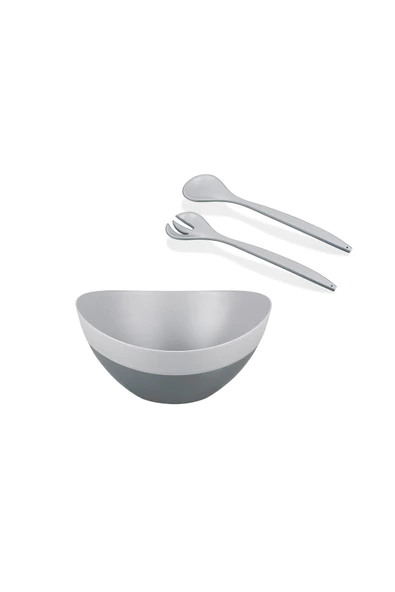 Selka Home Çift Renkli Kase ve Salata Kaşığı - 5